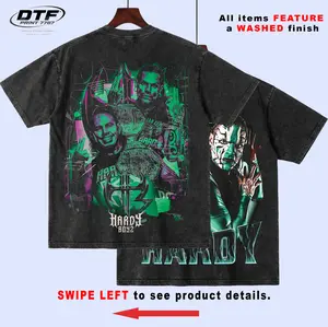 Jeff Hardy Hardy Boyz Vintage Graphic Streetwear T-shirt Oversized Cotton Crewneck Menswear Retro Wrestling Hoodie Sweatshirt Tank top Faded Black Acid Wash Style Aesthetic Y2K Grunge Boxy Fit Heavyweight Tee High Resolution Print Premium Apparel