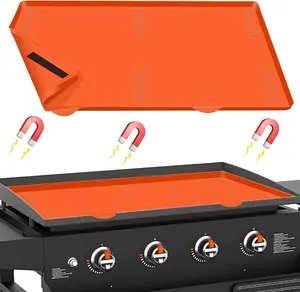 36" Griddle Mat  for ,  Protective Cover Mats  Griddle Top Covers for  Protector Outdoor-Orange