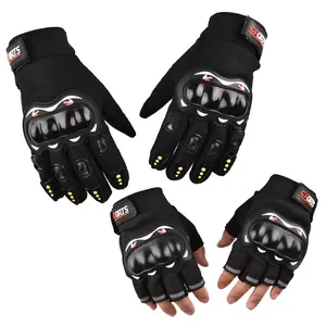Protective Shell Joint Protection Motorbike Gloves for Outdoor Sports Riding - Breathable Non-Slip Full Finger Touch Screen Compatible