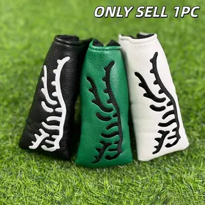 Tiger Woods Pattern Series Golf Club Cover, Durable Ultra Soft Embroidered Design, Waterproof Wear-Resistant Magnetic Closure