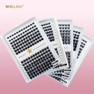 Summer Makeup, Mixed Length Individual Cluster False Eyelashes, 168pcs/box Natural Look Eyelash Extensions False Eyelashes, Eyelash Makeup Supplies for Women & Girls, Eyelash Clusters, DIY Lash Clusters