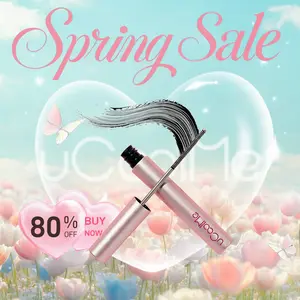 uCoolMe Lengthening and Curling Mascara 3D Eyelash Iron Magic Wand Mascara Black Long Lasting Waterproof Smudge Proof 24 Hour Wear Natural Extension Thickening Effect Ultra Fine Volumizing Makeup Cosmetics TikTokShopHolidayHaul