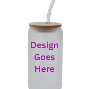 Spooky Season Cups 16 oz Frosted Coffee Cups with Bamboo Lid, personalized.