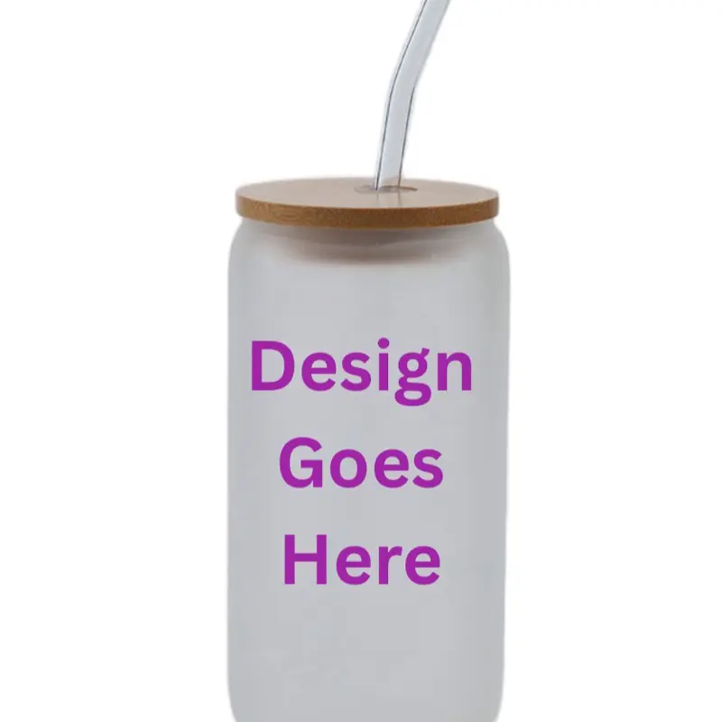 Spooky Season Cups 16 oz Frosted Coffee Cups with Bamboo Lid, personalized.