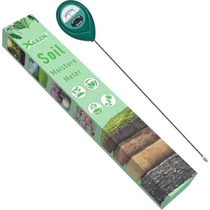 Long Probe Deep Use Soil Moisture Meter, Water Monitor Indicator Sensor, Hygrometer for Outdoor Indoor Large Pot Plants, Flower, Gardening, Farming