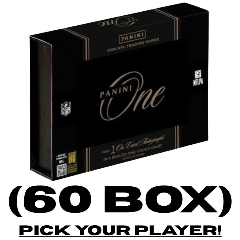(60 Box)- 2024 Panini One NFL Hobby Box 60- Pick Your Player Break!