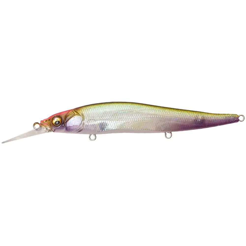 Megabass Ito Vision 110+1 Fishing Jerkbait - Deep Diving Fishing Gear and Equipment, 4.25 Inch - 1/2 Oz, Erratic Motion, High-Pitch Sound, Wide Dart Action, Commanding Presence, Flashing During Slow Retrieves