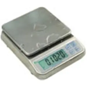 212 MAIN Mid-Resolution Light Washdown Industrial Scale - 33x0.001lbs Capacity, AC Adapter, Piece Counting Function, Backlit LCD Display
