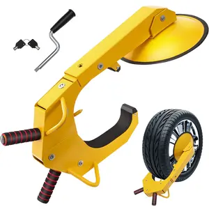 VEVOR  Wheel Lock Clamp, 1 Pack Trailer Wheel Lock, Heavy-Duty Anti Theft Tire Lock, Adjustable Tire Boot Lock Tire Claw, Trailer Wheel Locks for RV Trailers, Cars, Trucks, SUVs