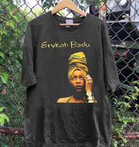 Vintage Erykah Badu Shirt, Music Rock, Gifts For Fans, Gift For Women Shirt