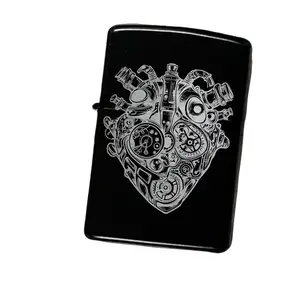 Steam Punk Cool Lighter Case Accessory - Vintage Charm Design for Most Lighters - Easy to Use & Stylish Addition - 2.5 x 1.5 x 0.5 inches