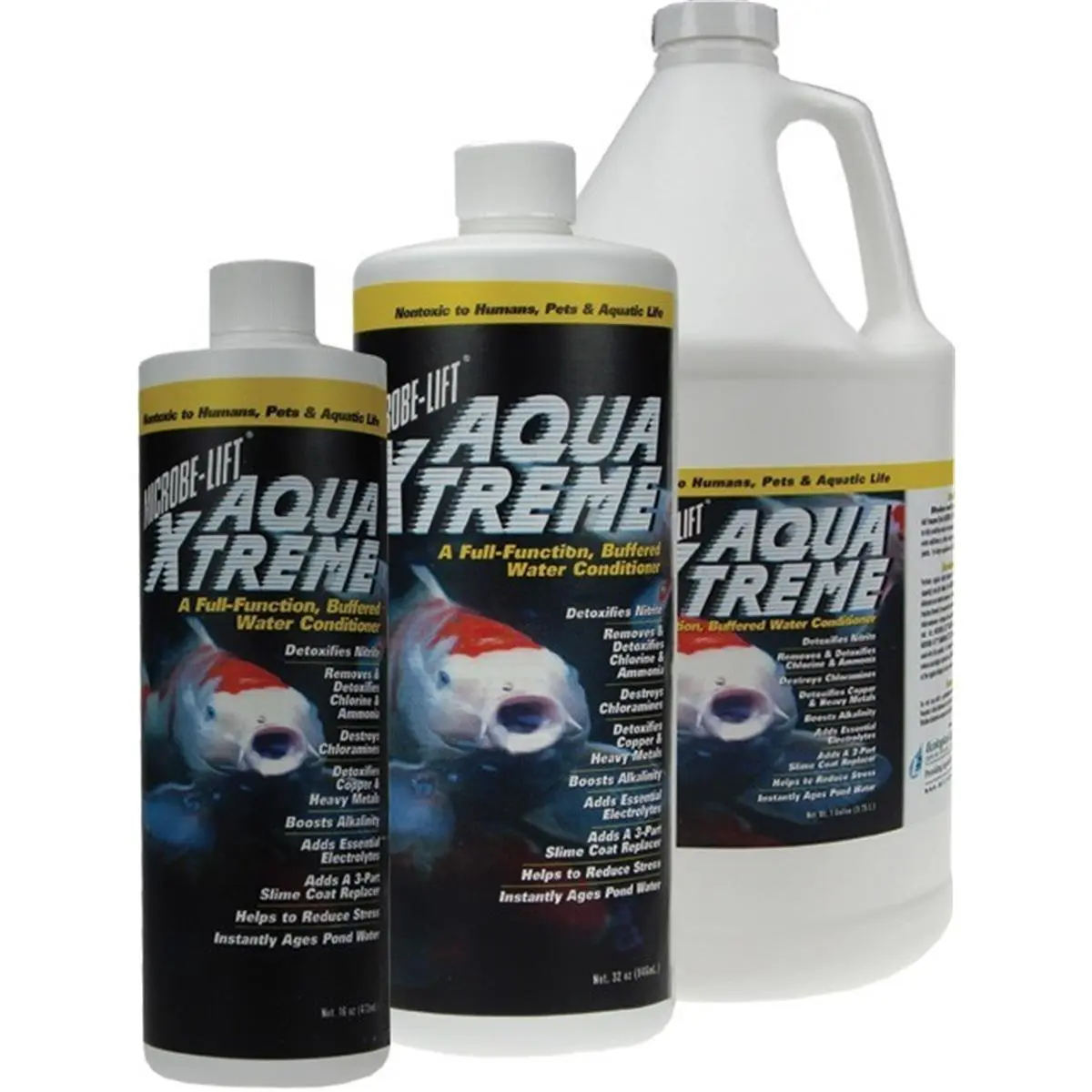 212 MAIN Xtreme Full Function Water Conditioner - 1 gal, Aquarium Water Treatment for Home Use, Detoxifies, Reduces Stress, Single Phase Aquarium Solution