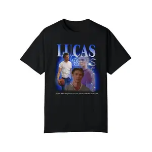Vintage Lucas Scott T-Shirt, One Tree Hill Retro Tee, 2000s TV Show Shirt, Nostalgia Fan Merch Gift Unisex