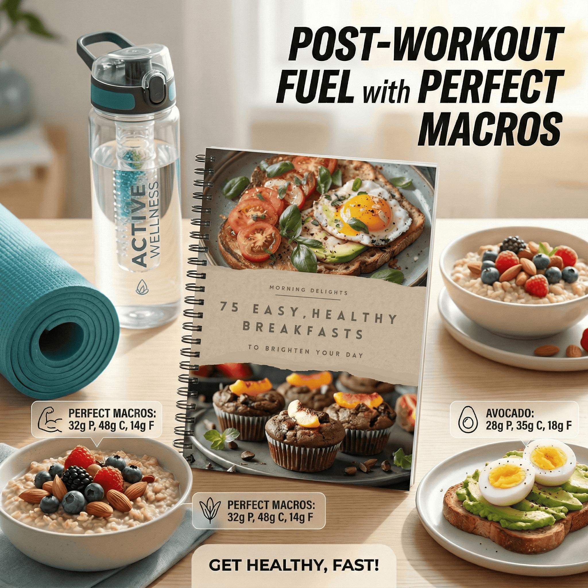 75 Quick & Easy Breakfast Recipes | 10-Minute Keto Macro-Friendly Meal Plan | High Protein Low Calorie | Sunday Meal Prep For Busy Moms 9-to-5 Professionals Fitness Enthusiasts Beginner Friendly Recipes Featuring Shopping Lists