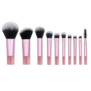 Marleny 10pcs Classic Multifunctional Makeup Brush Set (Make Pouch Not Included)