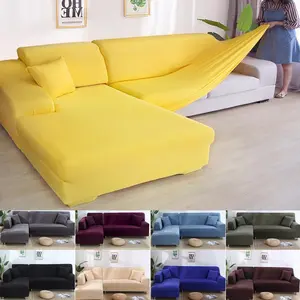 Fabric Sofa Cover Living Room Anti-slip Pet-proof Spandex Stretch Elastic Couch Cover Slipcover for Sofa