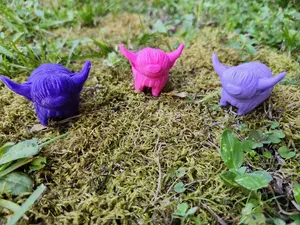 3D printed desk mini Highland cow