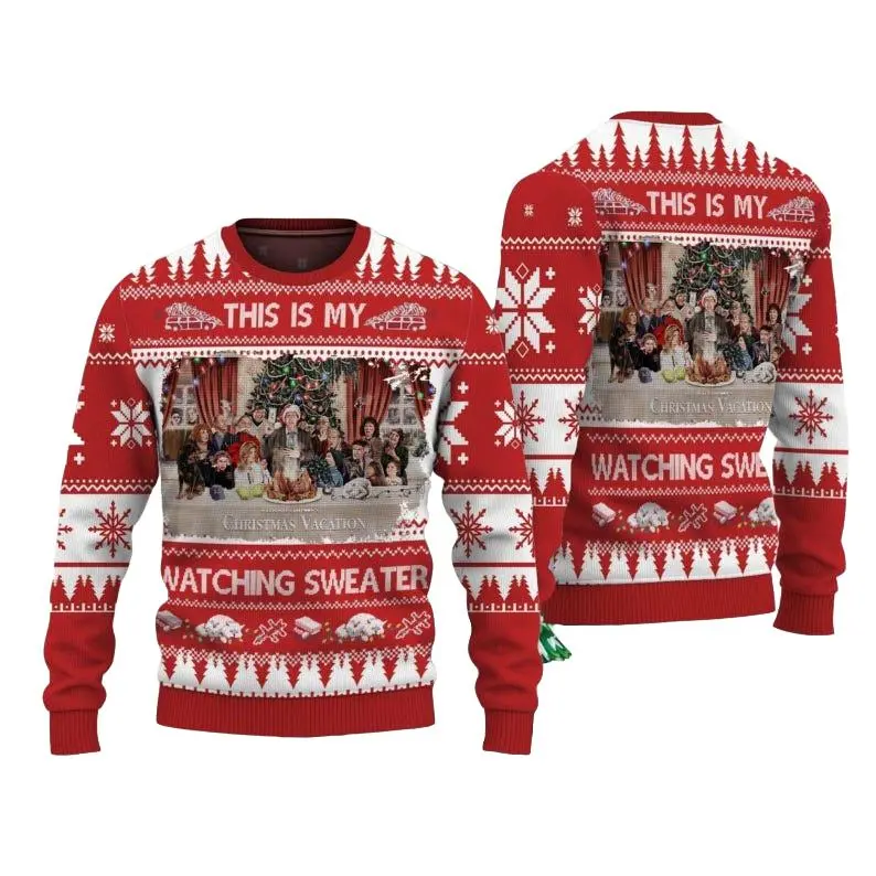 National Lampoons Christmas Vacation Ugly Sweater, Griswold Ugly Xmas Sweater