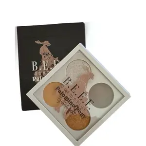 B.E.E.F. Cosmetics Palomino Pony Eyeshadow Palette - 4 Highly Pigmented & Versatile Shades for Everyday Use - China Origin