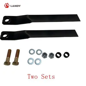 LANDY 72-Inch OEM Replacement Brush Cutter Blade Kit, Heavy-Duty Steel Blades, 2 Sets of Bolts Nuts Washers, Compatible Power Tool Maintenance Parts for Brush Cutting