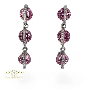 Donna Tri-Step Drop Earrings By Naya - Linn Jewelry