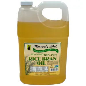 Rice Bran Oil 1 Gallon - Grain-Specific Oil for Cooking and Baking