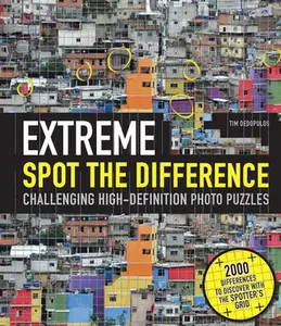 USED-Extreme Spot the Difference: Challenging High-Definition Photo Puzzles-Includes a Unique Transparent Plastic Spotters Grid by Dedopulos, Tim (Hardcover)
