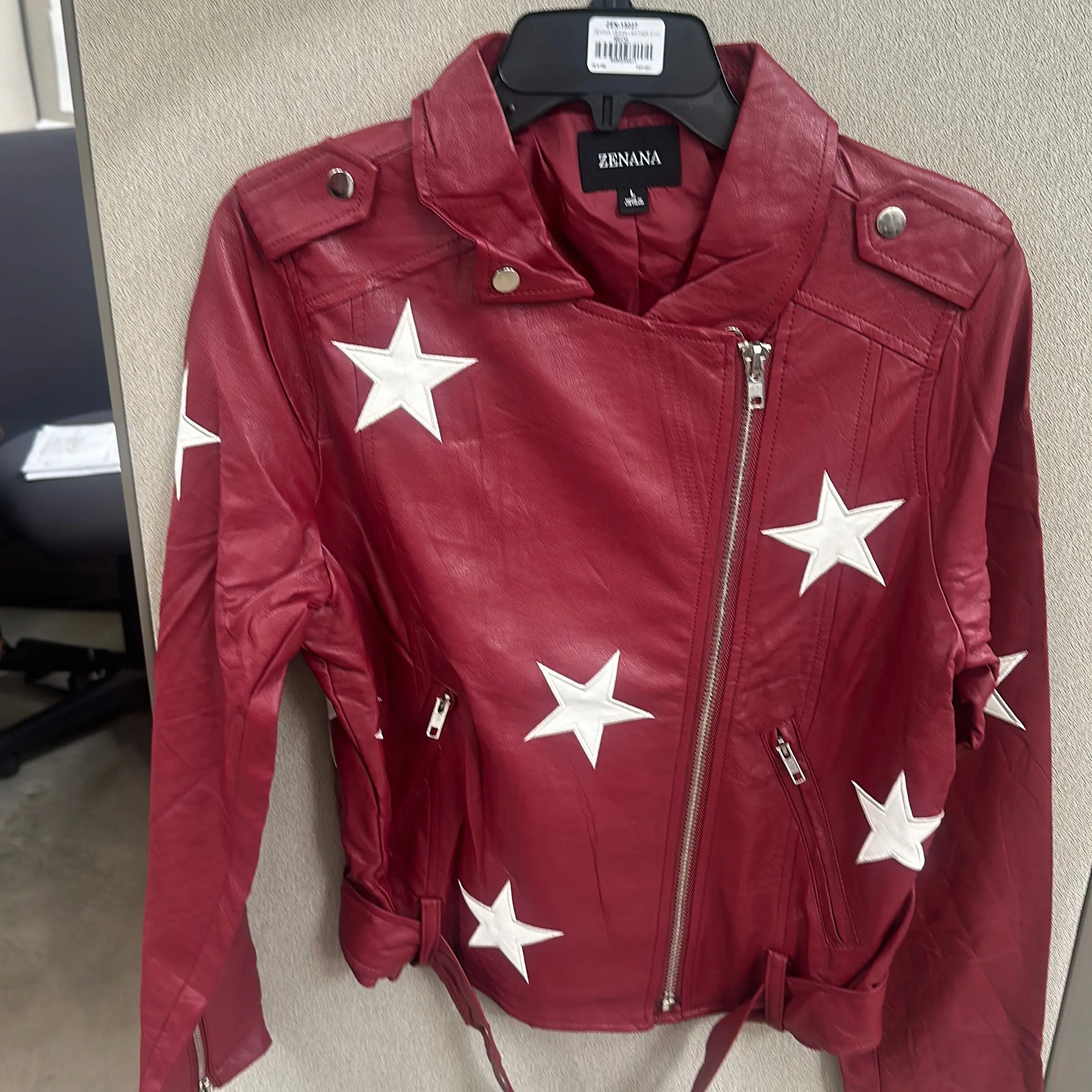 Vegan leather jacket