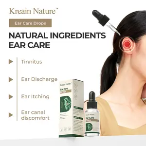 Kreain Nature 4 Meniere's Syndrome Ear Care – Contains Magnolia Biondii Bud & Carthamus Tinctorius Flower Extract to Relieve Tinnitus & Hearing Loss