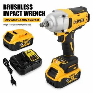 DeWalt DCF900 20V Brushless Impact Wrench Kit, High Torque 1/2"1898NM  Drive with Battery & Charger for Automotive & Industrial Usebrushless cordless power tool half inch