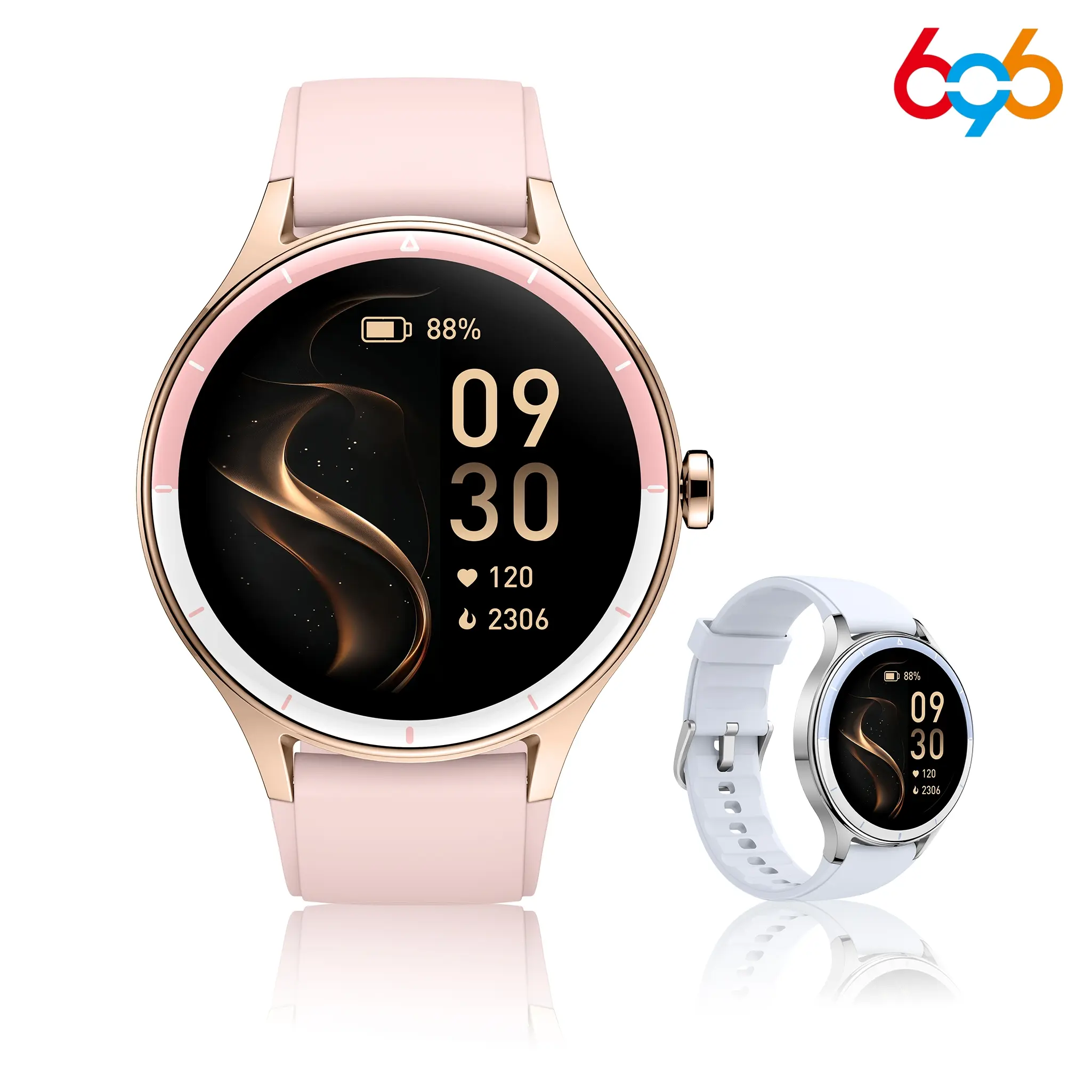 Smart Watch for Women, Waterproof Multifunctional Watch, iPhone & Android Compatible, Heart Rate SPO₂ Sleep & Women’s Health Tracking, 100+ Sports Modes, Waterproof Fitness Smartwatch with Custom Watch Faces & Long Battery Life