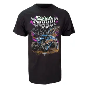 Son-uva Digger Triple Tee, Monster car merch, For gift, for him, for her.