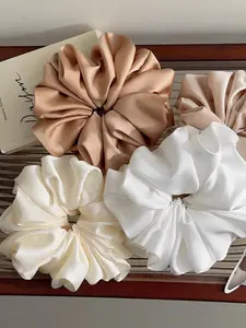 New Arrival Silk-Like Large Hair Elastic, High-End Satin Headband, Party Accessory, Gift Idea, Versatile Hair Tie, 1 Piece