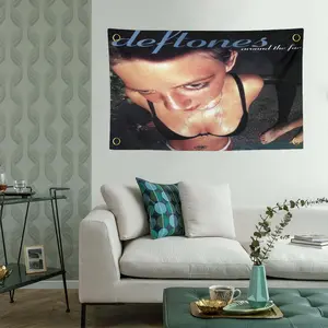 Around the Fur 3x5 Feet Flag Banner Tapestry for Bedroom Wall Hanging College Decor 60'x60' Indoor Outdoor Poster