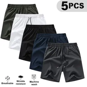 Men's Athleisure Shorts - Breathable Athletic Bottoms, Lightweight Drawstring Design for Fitness, Running, Versatile Casual Everyday Summer Wear (Multiple Colors)