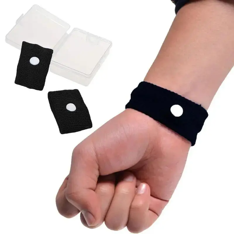 Anti-Nausea Acupressure Wristbands — 2 Pack, Motion Sickness Relief for Travel, Car, Boat & Pregnancy