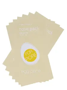 TONYMOLY Egg Pore Nose Pack - Blackhead Removal Strips, 7 Sheets (pack of 1)
