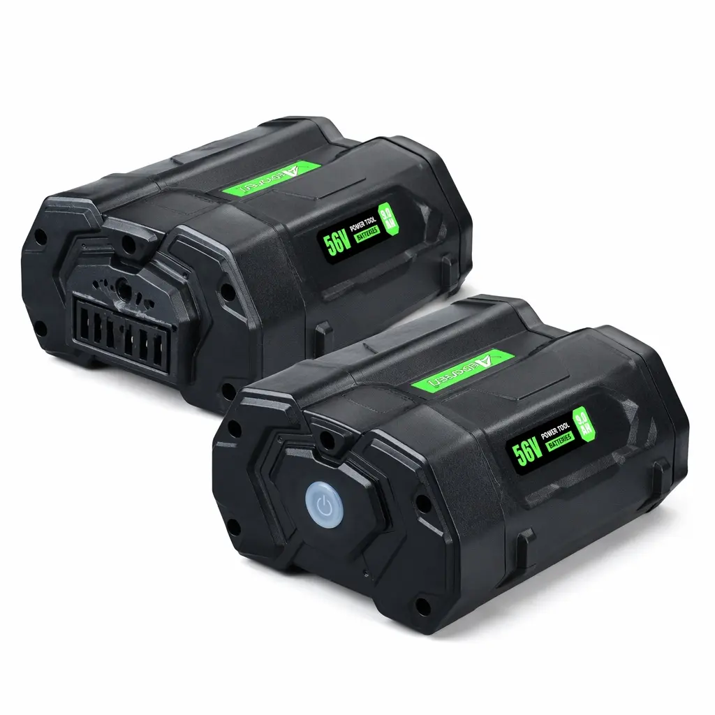 2-pack 9.0Ah 9000mAh 56V MAX Lithium-Ion Replacement Battery Compatible with EGO Power+ BA1400T BA2800T BA4200T BA5600T, Rechargeable Battery Pack for Cordless Outdoor Tools