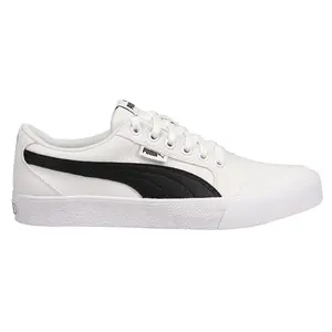 PUMA Mens C Skate Lace Up Sneakers Shoes Casual - White