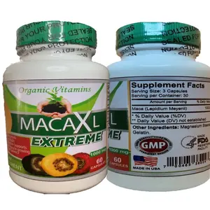 Organically Grown Maca Root Energy Libido memory supplement unisex 120