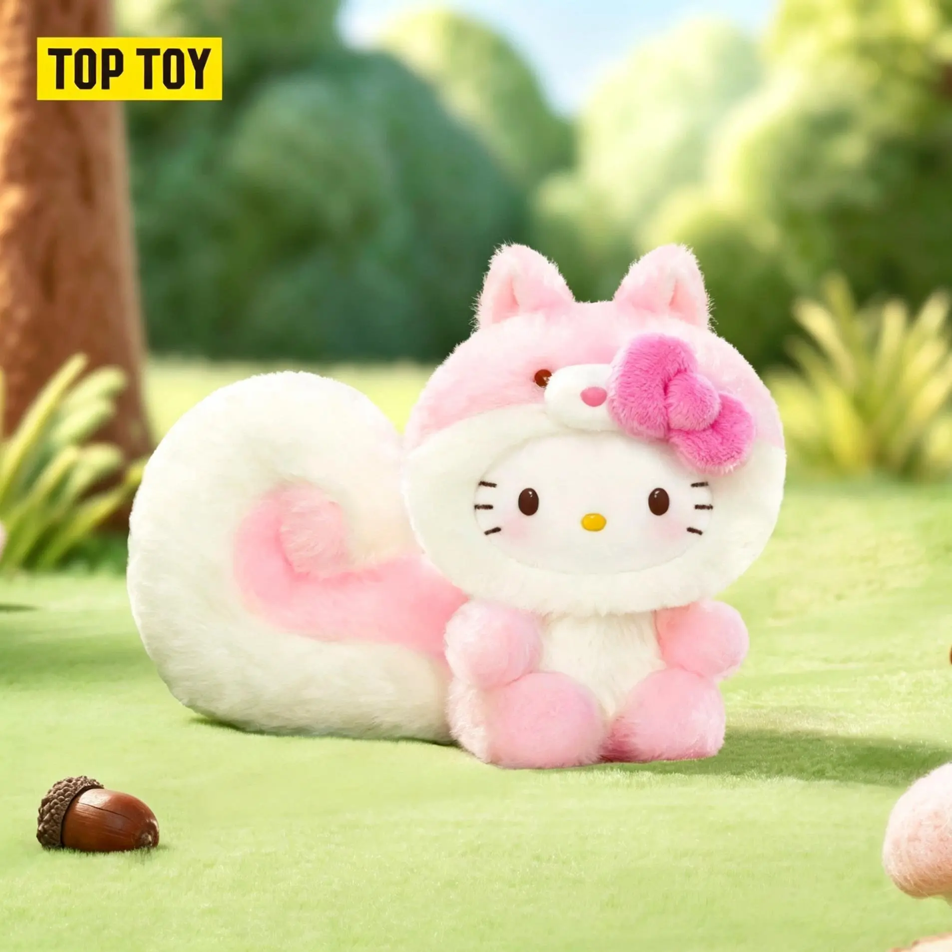 TOPTOY Healing Forest Series Unisex Plush Pendant Surprise Pack Blind Box - Forest Animal Themed, Cute, Soothing, Soft Charm, Girly Back to School Gift, Soft Plush