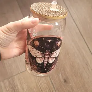 Moth Glass Can