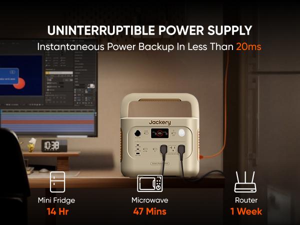 Jackery Solar Generator 1000 100W Air – High-capacity solar lithium battery with stable AC output, ideal as emergency backup for snowstorms, storms, power outages and off-grid scenarios, plus fast delivery service.