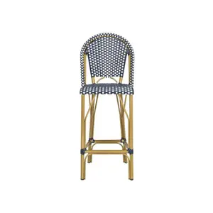 Ford Indoor-Outdoor Stacking French Bistro Bar Stool