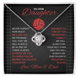 Volleyball Necklace, Volleyball Gifts For Girls, Jewelry Personalized Necklaces For Girls, Gift For Daughter, Birthday Gifts For Daughter