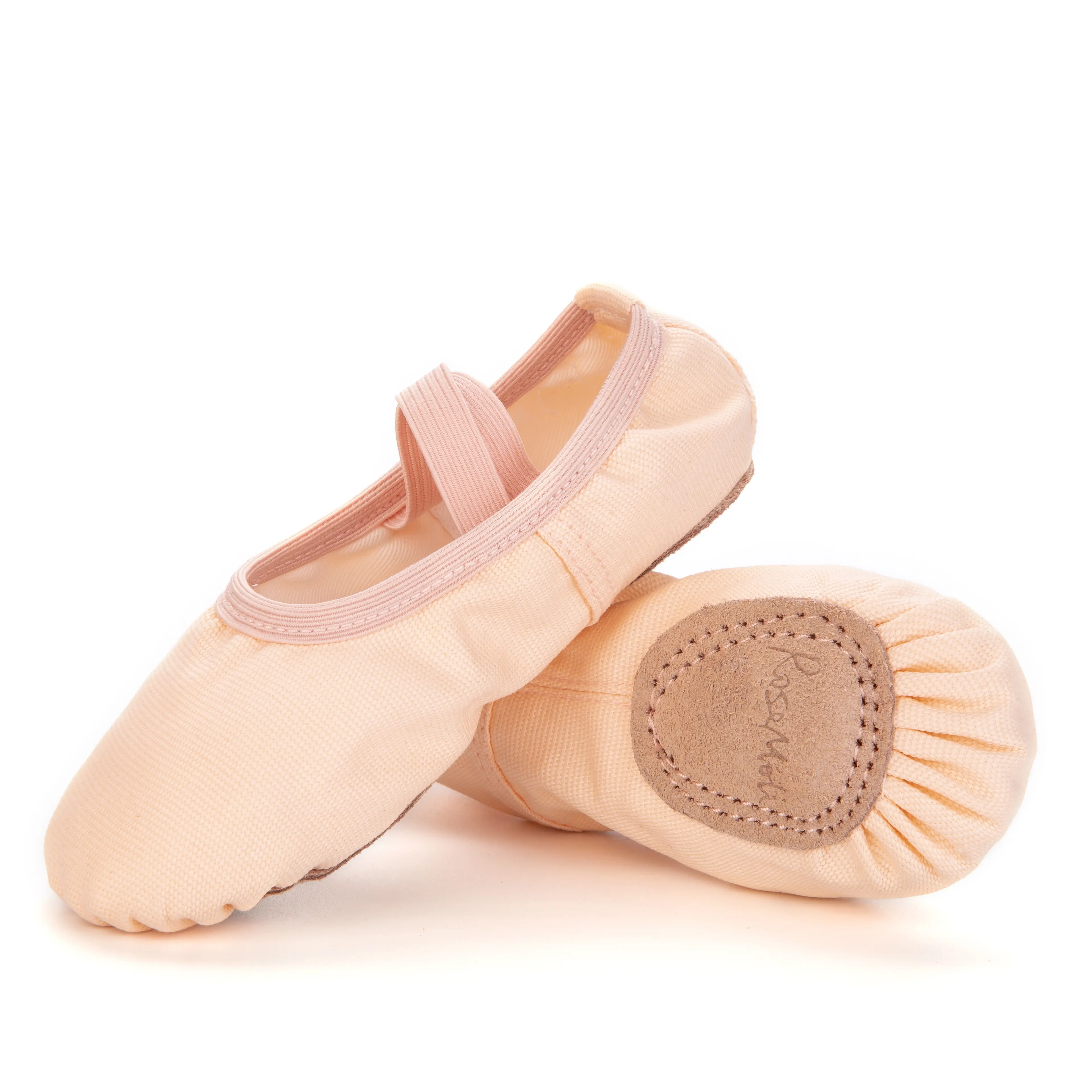 RoseMoli Women's Canvas Ballet Shoes,Professional Ballet Practice Shoes,Ballet Training Shoes For Kids&Adults