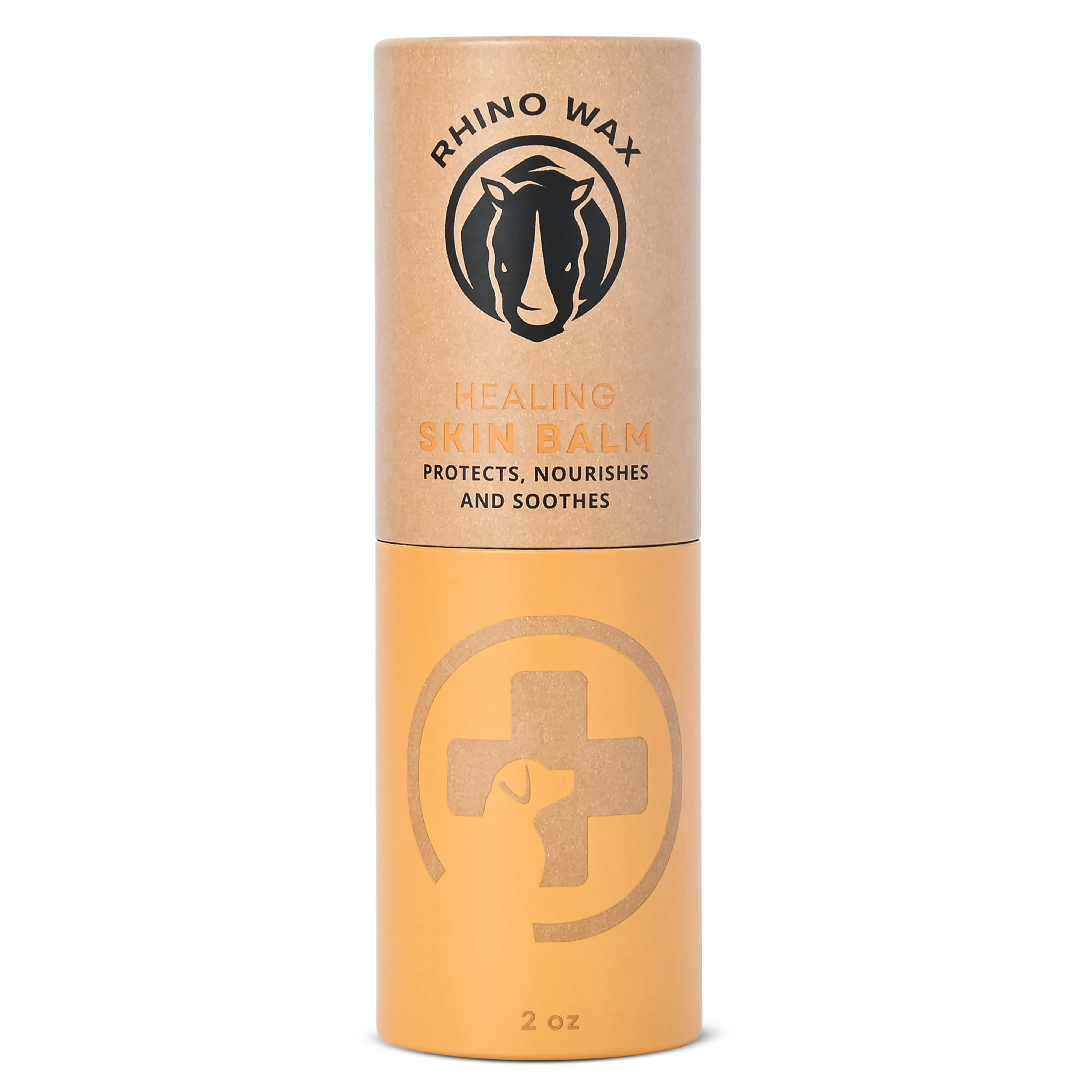 Rhino Wax Healing Skin Balm 2oz Dog Dry Skin Moisturizer Soothing Relief for Dog Eczema and Hot Spots 100% Natural Made in USA