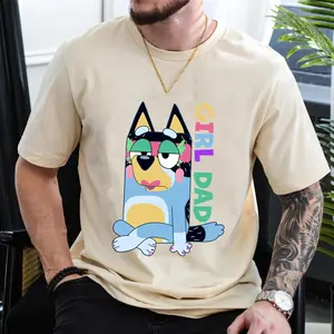 Girl Dad Shirt, Blu3y Girl Dad Shirt, Gift For Him, Perfect Gift for Dad, Father's Day, Birthday