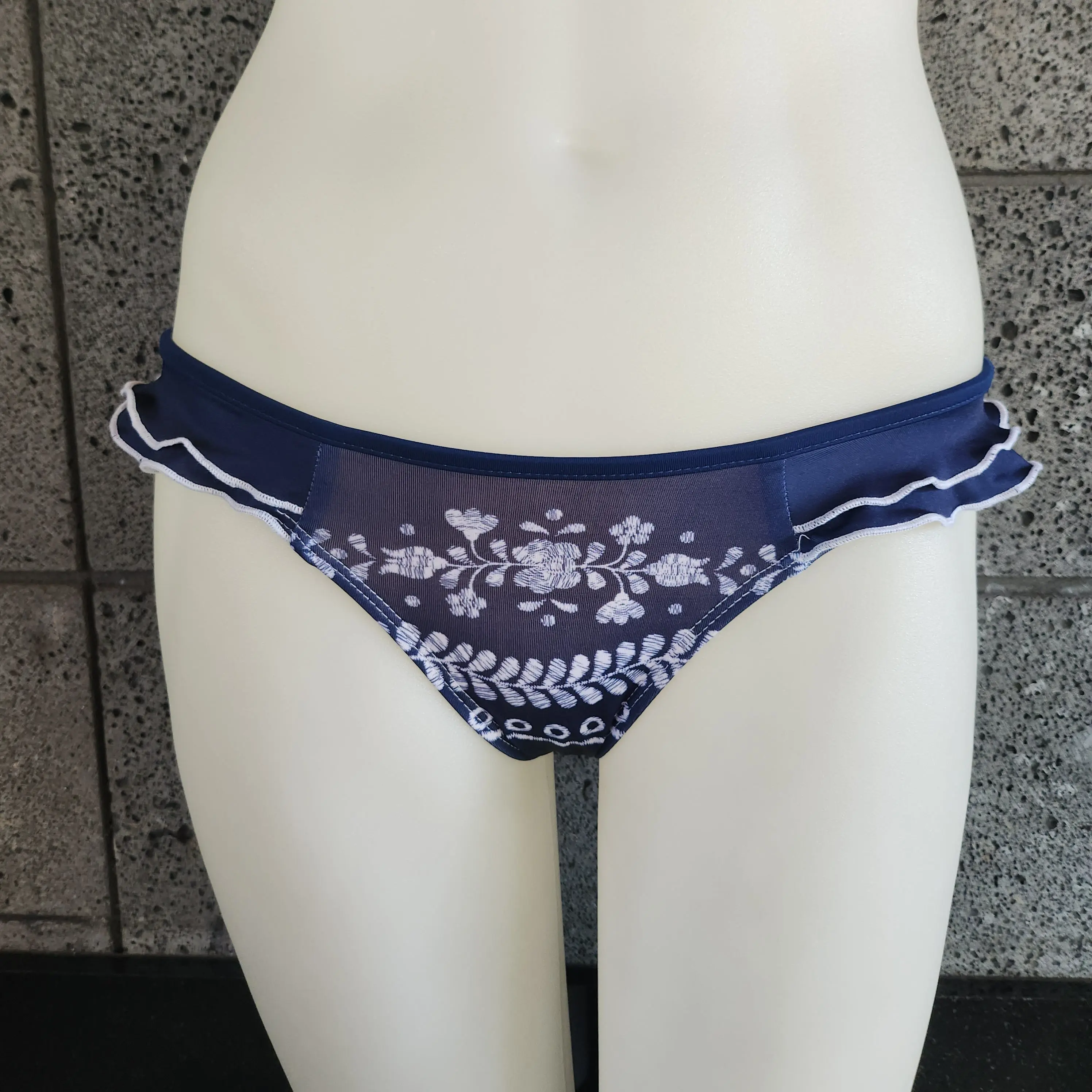 Loco Boutique Loco Broidery Double Sided Ruffles Bikini