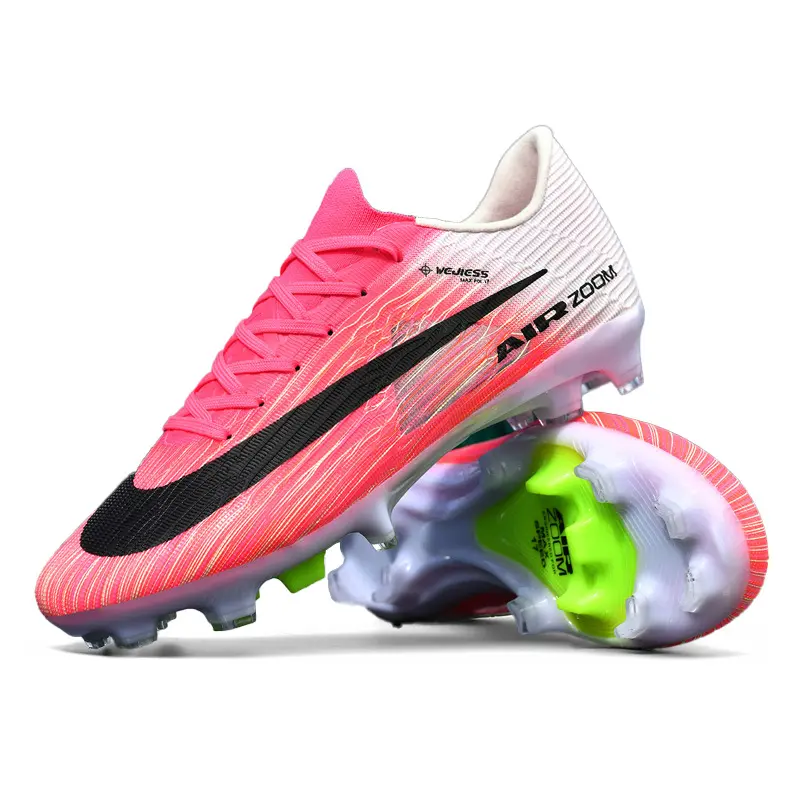 Football shoes for men and women, long spikes, youth training shoes, non-slip, wear-resistant sports sneakers